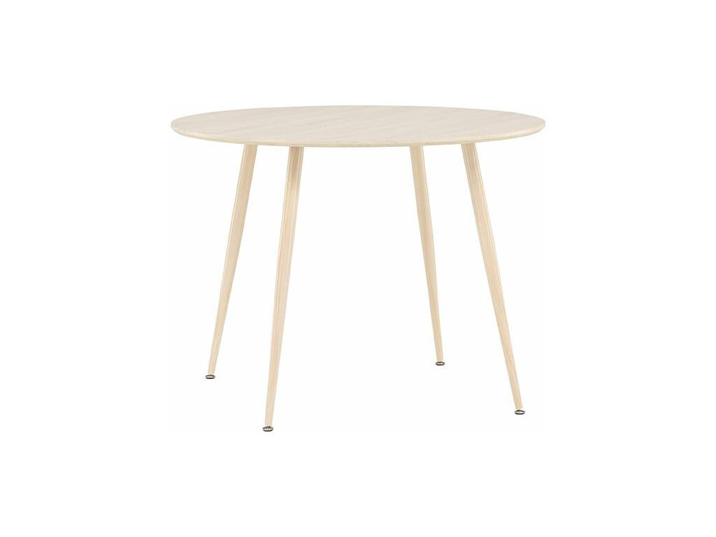 Plaza dining table, 100 cm, whitewash. JFZD68140