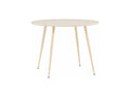 Plaza dining table, 100 cm, whitewash. JFZD68140