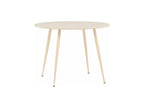 Plaza dining table, 100 cm, whitewash. JFZD68140