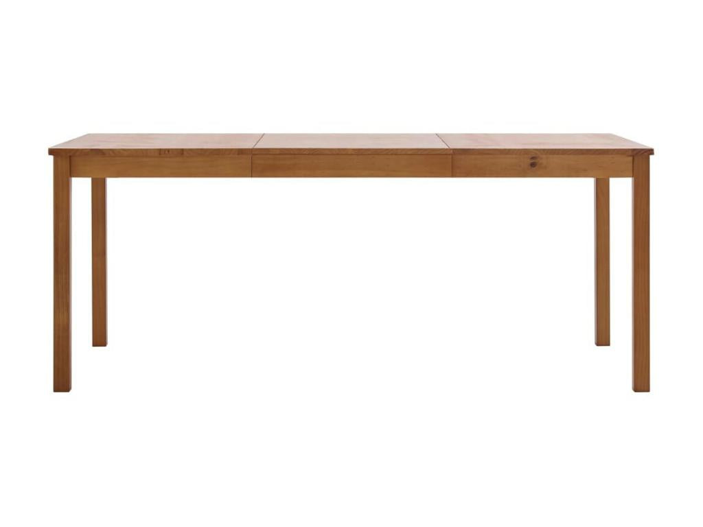 Dormeva 180cm Rectangular Solid Pine Dining Table, Honey Brown, DDOY97252