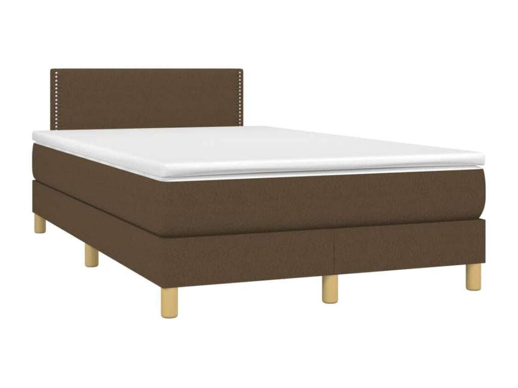 Dormeva bed base with mattress and LED, dark brown, 120x190 cm, JTHV47402