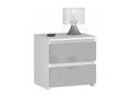 Dormeva MDF Wood Bedside Table 40x35x40 cm 2 Drawers 30x30 cm BFAB02487