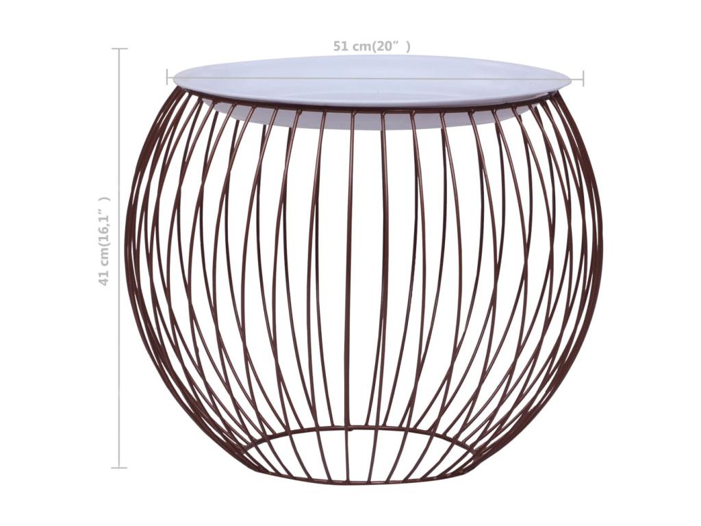 Gold Coffee Table 51 cm FJJK08440