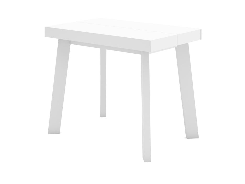 Extendable console table 220cm, seats 10, wooden legs LHDZ59355