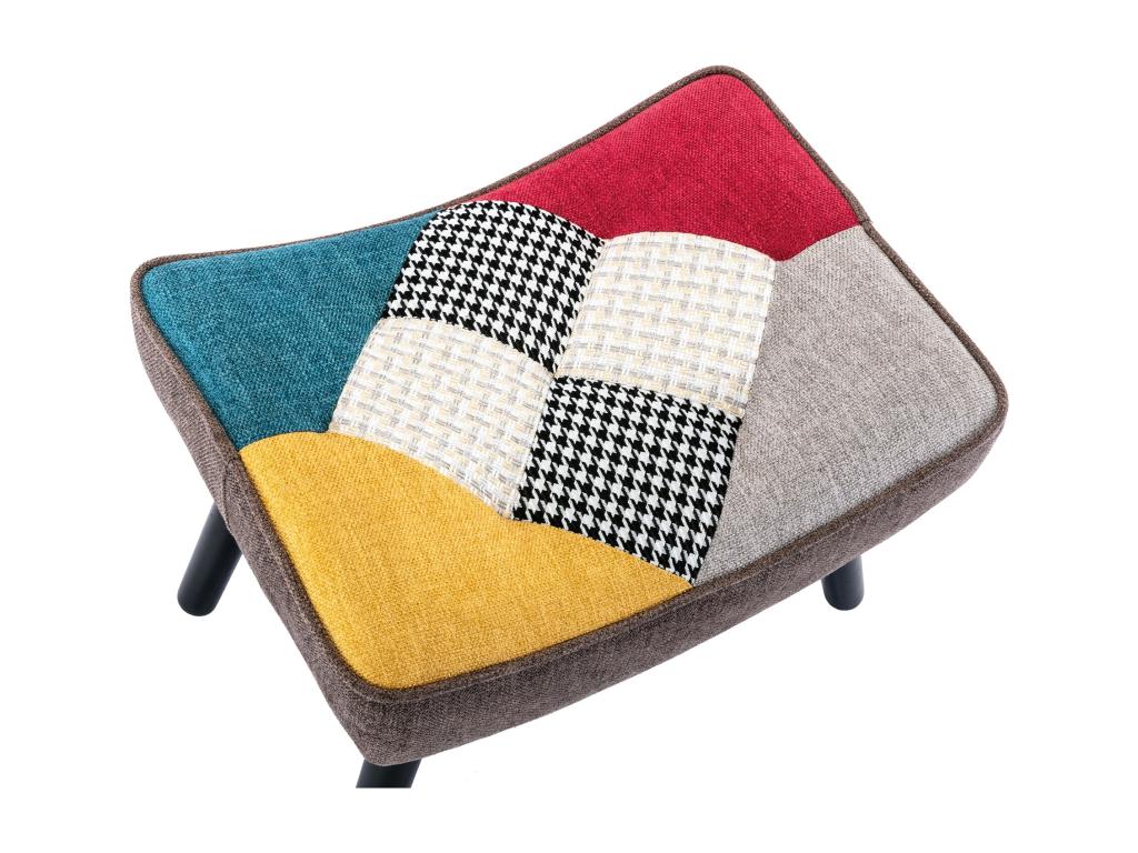 Wingback armchair, relaxation chair with footstool, Dormeva wingback armchair, lounge chair NGRV35209