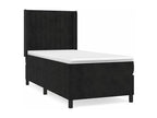 Dormeva bed base with black 90x190 velvet mattress MPNT05785