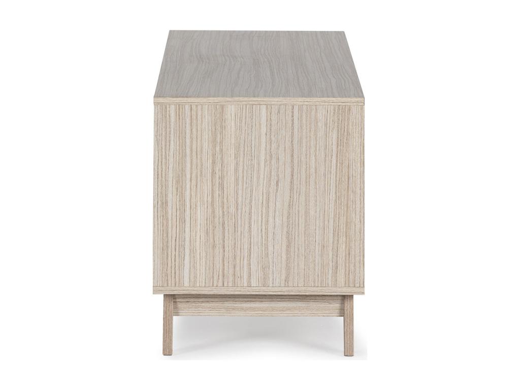 Lysvia TV stand with 1 door and 3 multicoloured drawers XRAD70774