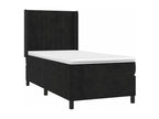 Dormeva bed base with black 90x190 velvet mattress MPNT05785