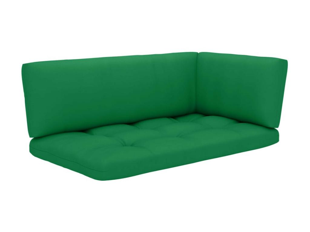 2-seater pallet sofa with cushions. Impregnated pine wood. 2 REFN72041