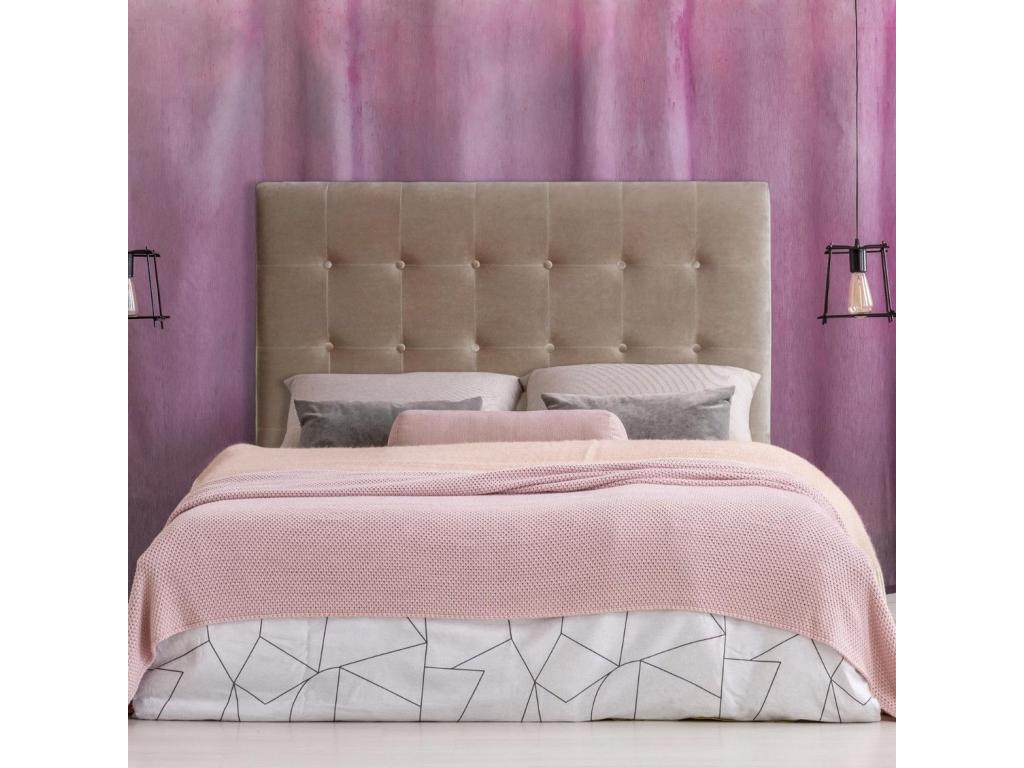 Lysvia 140cm Velvet Upholstered Headboard Lysvia YHDZ20533