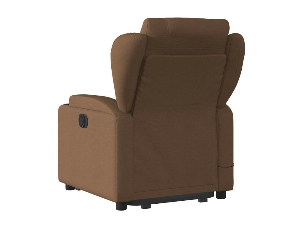 Brown Fabric Electric Massage Recliner Chair LTMH52331