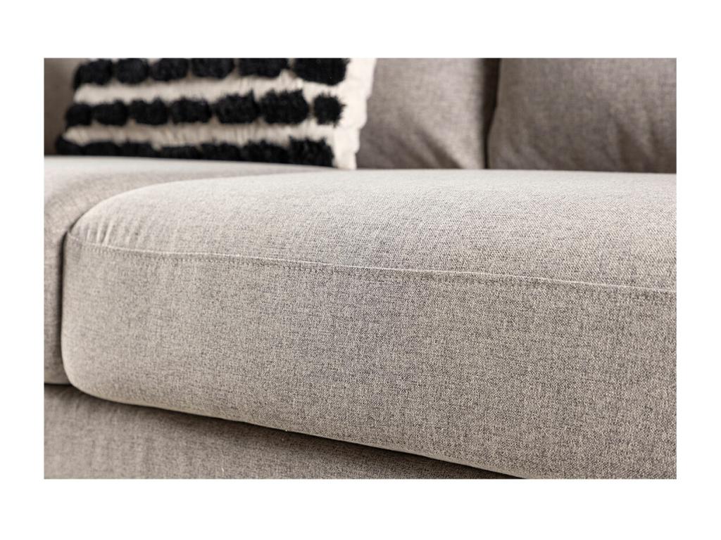 Sky 3-seater sofa, brown LNXS76419