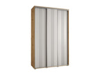 Dormeva 6 Sliding Door Wardrobe 235.2/150/45 3 Doors Dormeva/White/Silver SBPC97803