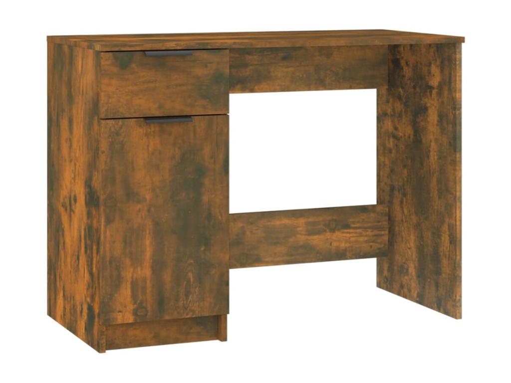 Brown wooden desk/table 100x50x75 cm 02 0023562 IIEN79261