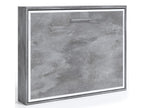 Dormeva 90x190 Horizontal Wall Bed - Cement Frame - Cement Front MBCF63530