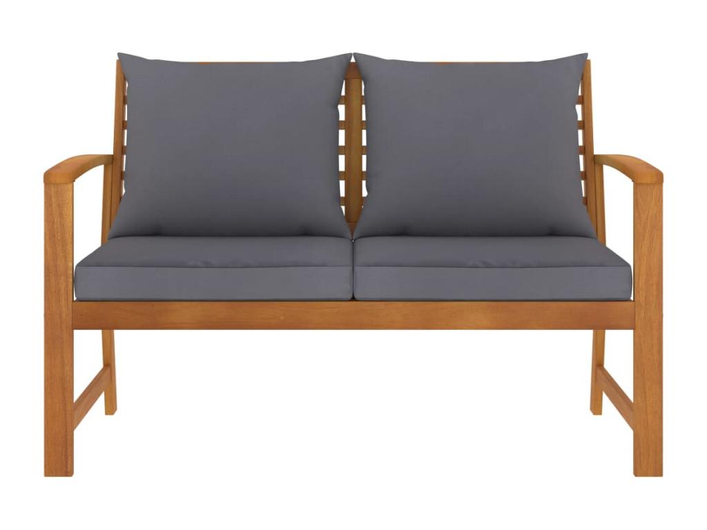 Garden bench, brown wood furniture, 120x60.5x81 cm, 02 0011717 GBYV43095