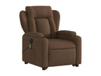 Brown Fabric Electric Massage Recliner Chair LTMH52331