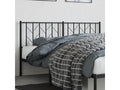 Black metal headboard 160 cm VQHH57008