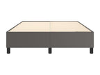 Lysvia bed base, grey, 140x190 cm, faux leather, PYLN15745