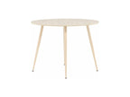 Plaza dining table, 100 cm, whitewash. JFZD68140