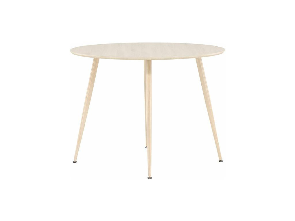 Plaza dining table, 100 cm, whitewash. JFZD68140
