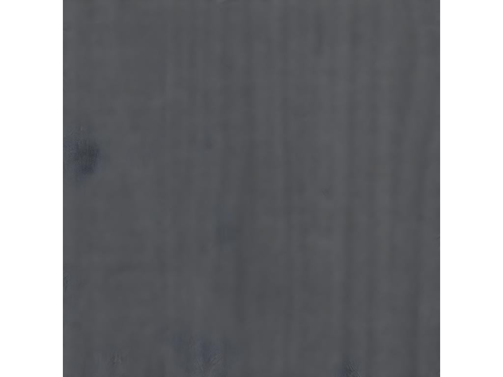 2-Tier Bookshelf Grey 60x30x70 cm Solid Pine Wood YKRW41961