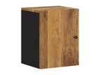 Wall-mounted bathroom cabinet 38x33x48cm solid mango wood MBKC70424