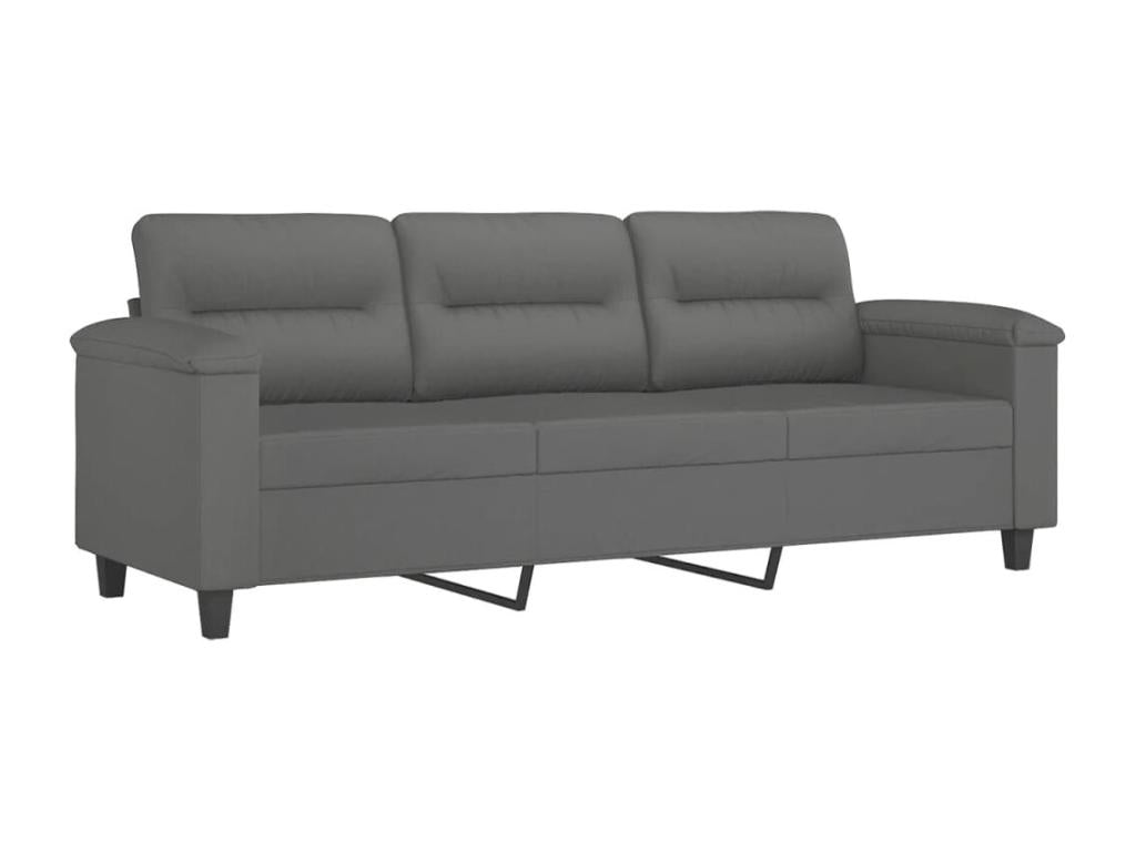 3-seater sofa with dark grey cushions, 180 cm, FREP03082