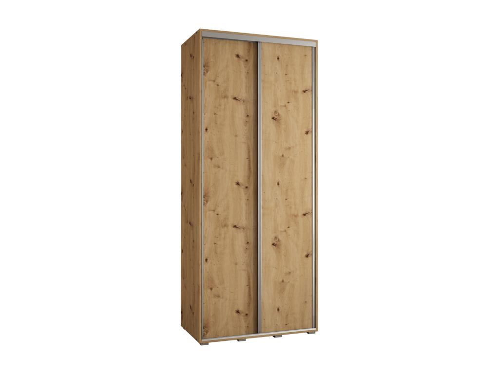 Dormeva 1 Sliding Door Wardrobe 235.2/110/45 2 Doors Dormeva/Silver DUQZ31776