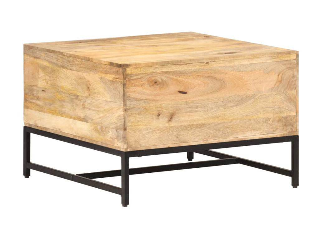 Coffee table 67x67x45 Solid mango wood OGOF07854