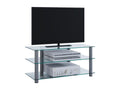 Lysvia TV Stand Lysvia Rack Fernseh Board Alu Glas Table Lysvia clear glass BFYJ77944