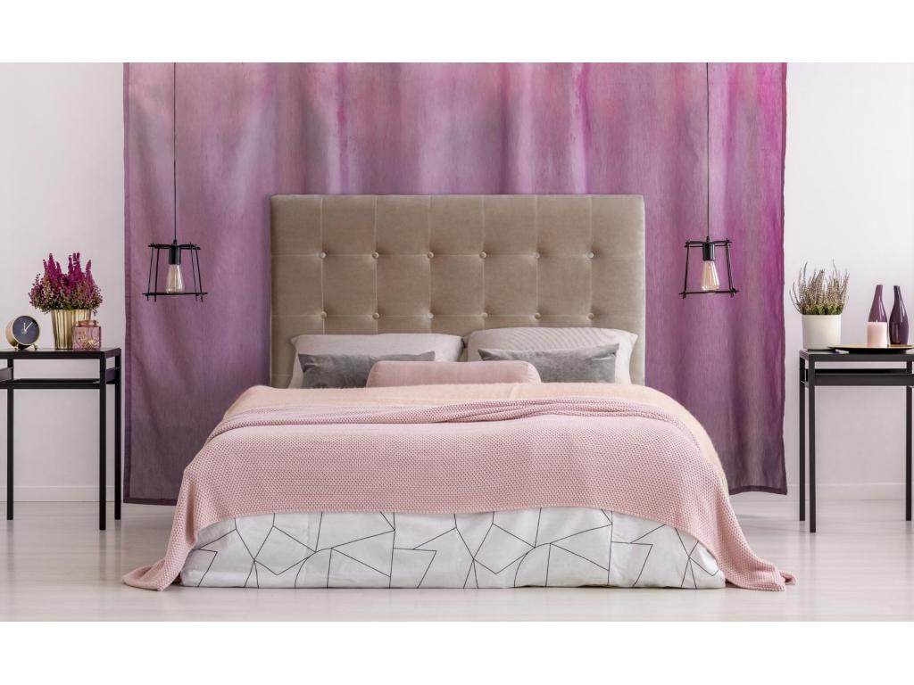 Lysvia 140cm Velvet Upholstered Headboard Lysvia YHDZ20533