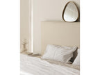 Beige smooth faux leather headboard 200x80cm - Dormeva XRWV33638