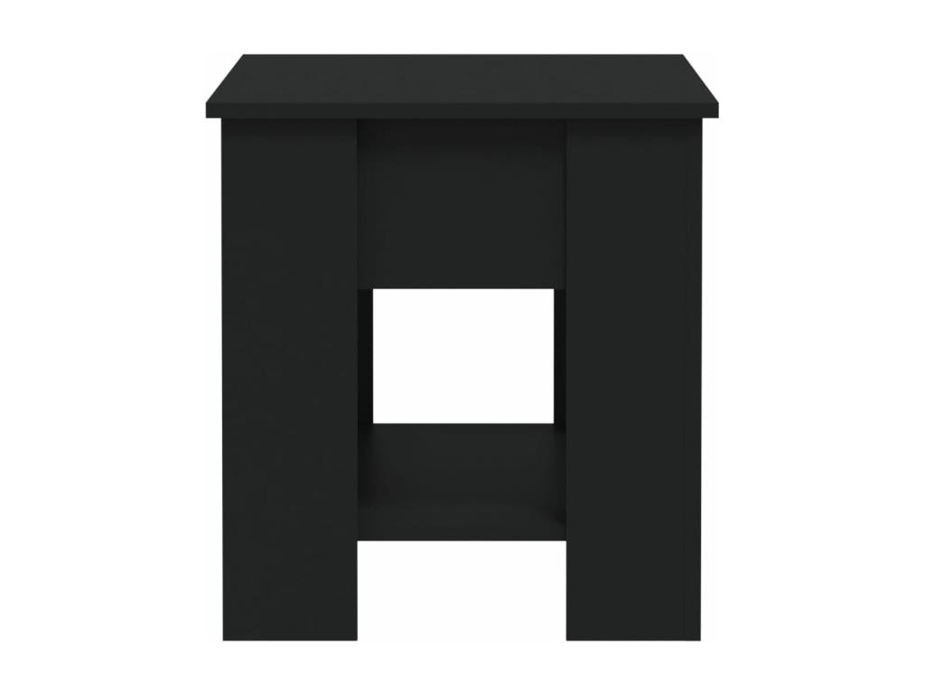 Black coffee table 101x49x52 cm engineered wood TZTK68726