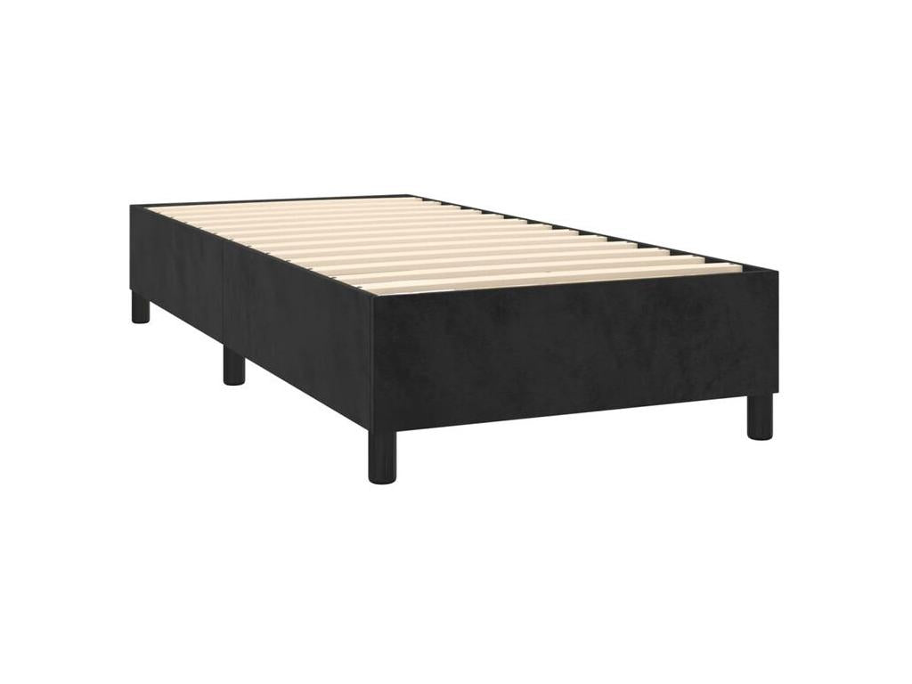 Dormeva bed base with black 90x190 velvet mattress MPNT05785