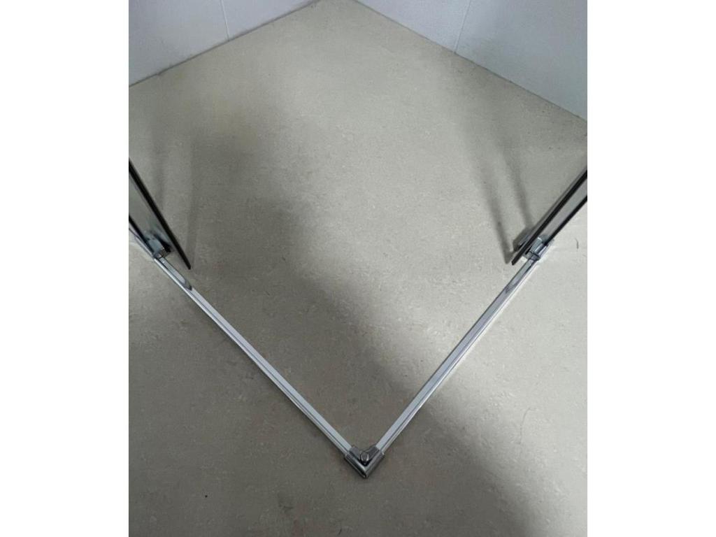 Shower enclosure 65x105 cm corner opening with easy entry, height 200 cm, in tempered glass GJCZ30794