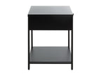 Black metal console table/console table - length 40 x depth 40 x height 53 cm GZPB33317
