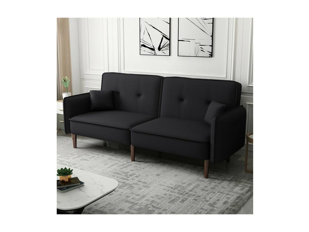 Lysvia convertible sofa - Black KJPI73074