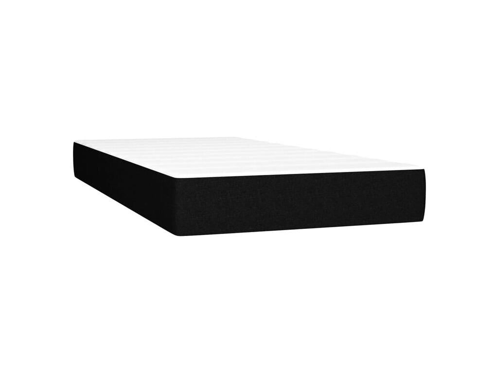 Dormeva bed base with mattress, black, 90x200 cm, fabric, UOZL38949