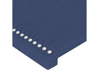 Blue LED Headboard 80x5x78/88 cm Fabric KUNC93081