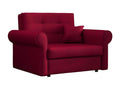Dormeva 127 Red Armchair 85x116x98cm Upholstery Metal Legs AKGD96186