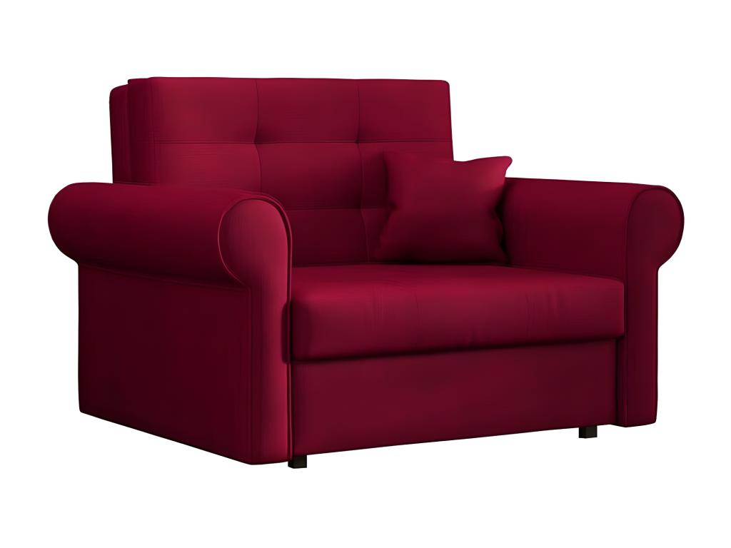 Dormeva 127 Red Armchair 85x116x98cm Upholstery Metal Legs AKGD96186