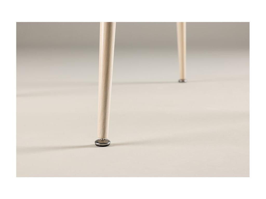 Plaza dining table, 100 cm, whitewash. JFZD68140