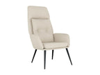 Cream Faux Suede Reclining Chair RDRE76042