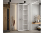 Dormeva 6 Sliding Door Wardrobe 235.2/110/45 2 Doors White/White/Black ZGXM55307
