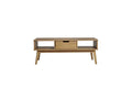 Rectangular coffee table with 2 niches and 1 drawer, wood - Dormeva ZFFC57267