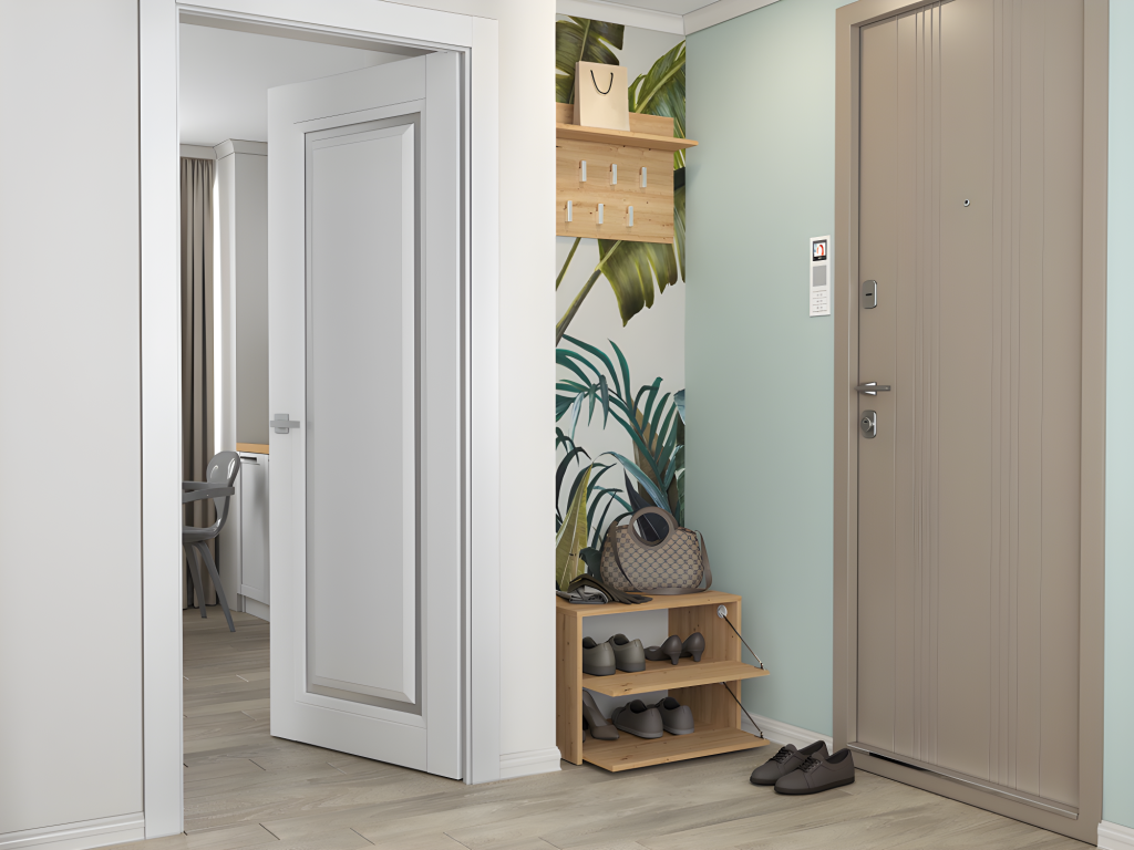 Lysvia - Modular shoe cabinet - Dimensions 60x36x44 cm - 2 drop-down doors IGTK00190