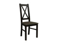 Lysvia 117 Chair Black - Wenge 95x46x40cm Upholstered Wood KUZZ58149