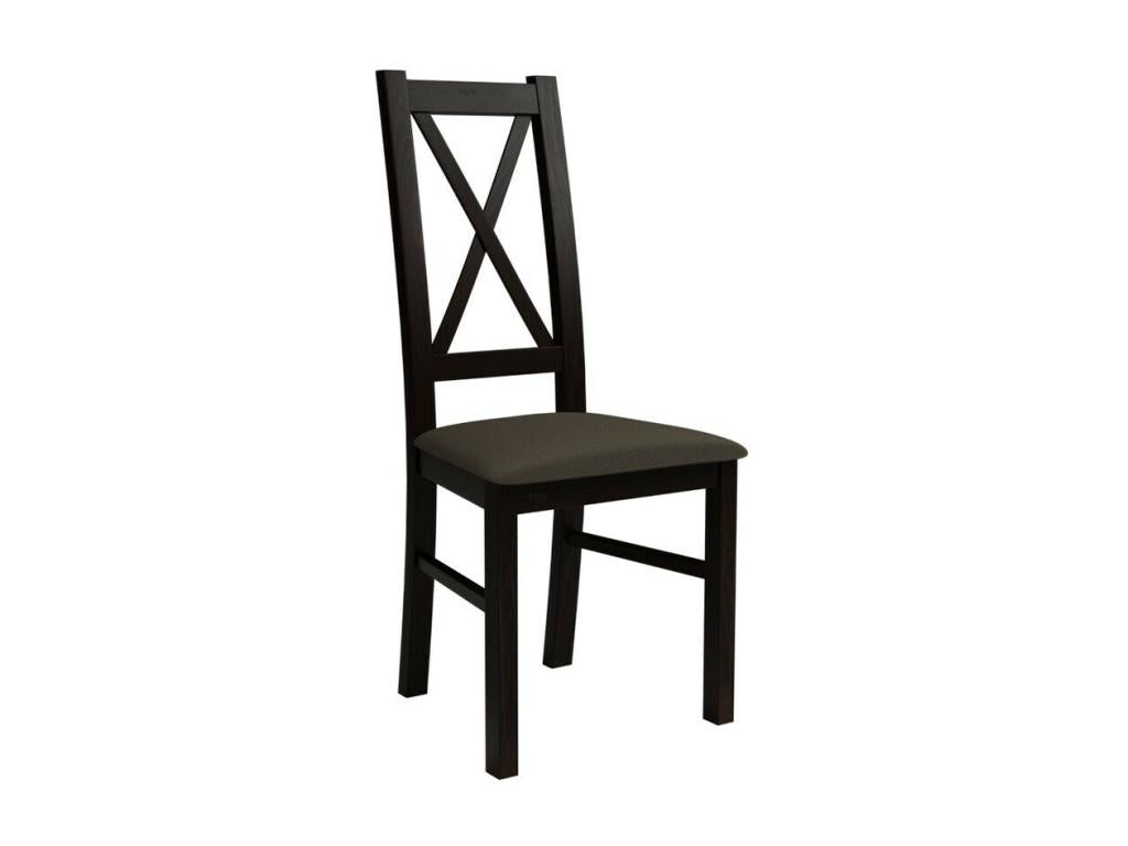 Lysvia 117 Chair Black - Wenge 95x46x40cm Upholstered Wood KUZZ58149
