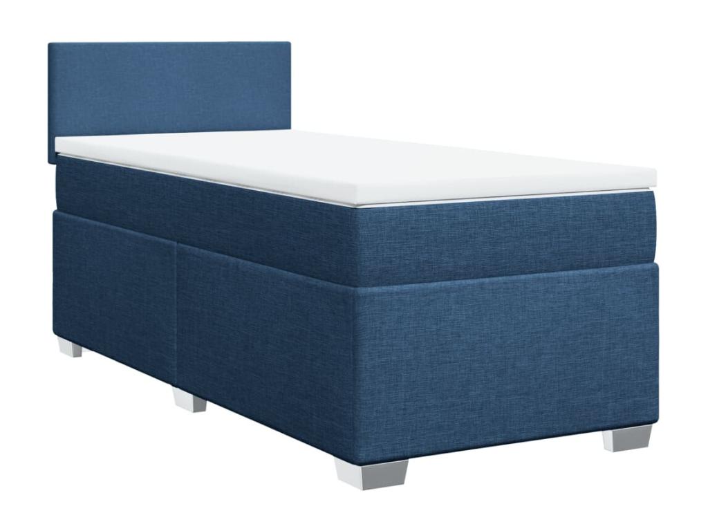 Dormeva bed base with mattress, blue, 80x200 cm, fabric, YQQA68835